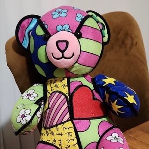 Romero Britto Build a Bear retired funky pop art